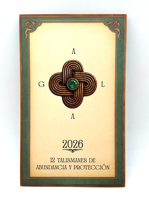 CALENDARIO 2026 - 12 TALISMANES DE ABUNDANCIA Y PROTECCIÓN